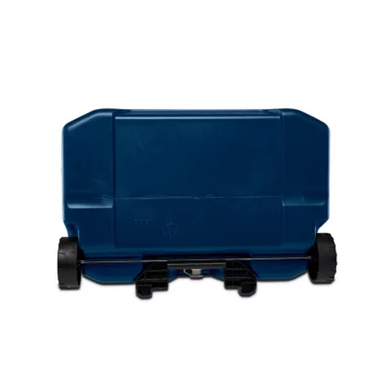 Igloo Rolling Cooler 60 Quart Ice Chest 94 Can Capacity Red White & Blue