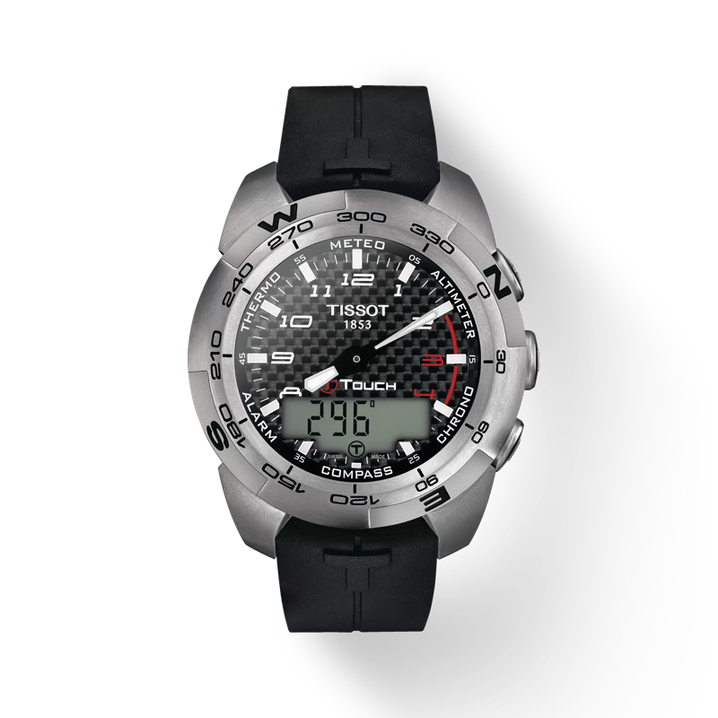 Pre-owned Tissot T-touch Expert Titanium Men's Watch T0134204720200