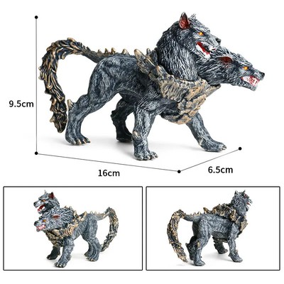 simulation dragon figurines model Savage Flying Magic Dragon Dinosaur Cerberus F