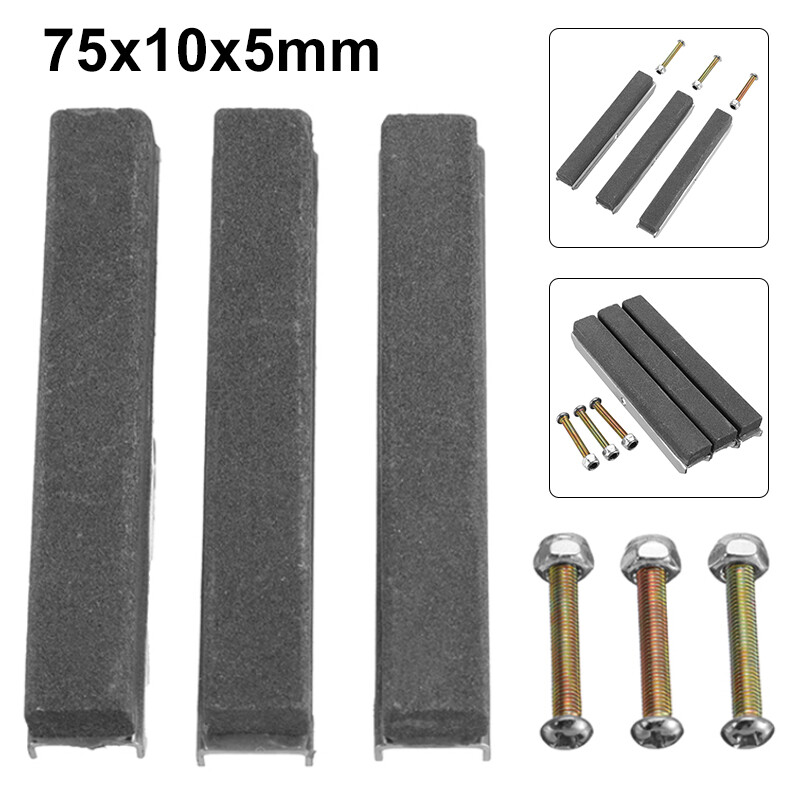 3pcs New Hone Replacement Stones Set For Engine Cylinder Honing Tool 75mm (3") y