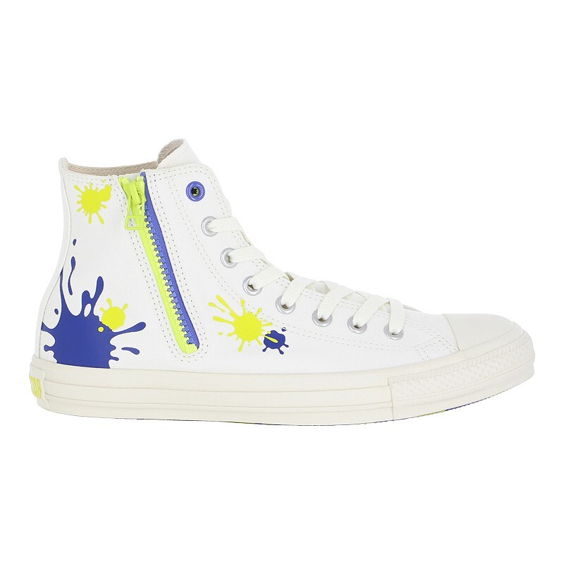 Pre-owned Converse X Splatoon3 Collabo Sneakers All Star Z Hi White 5in-10in Japan