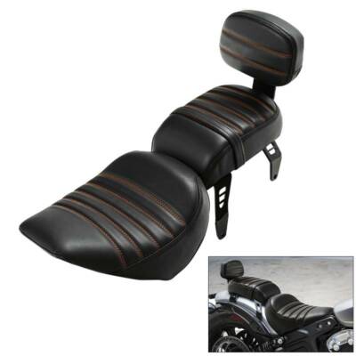 2-Up Driver Passenger Seat Backrest Fit For Indian Scout Bobber Sixty ABS Rogue