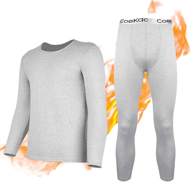 Men's Winter Fleece Lined Thermal Base Layer Long Johns Top Bottom