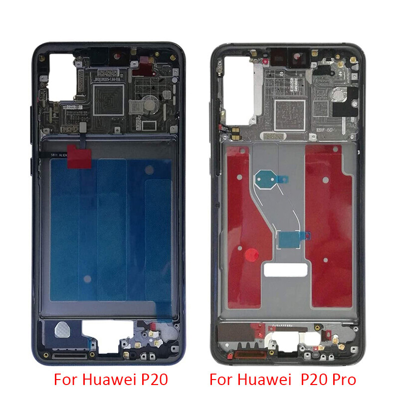 For Huawei P20 / P20 Pro Mid Middle Frame Housing Bezel With Side