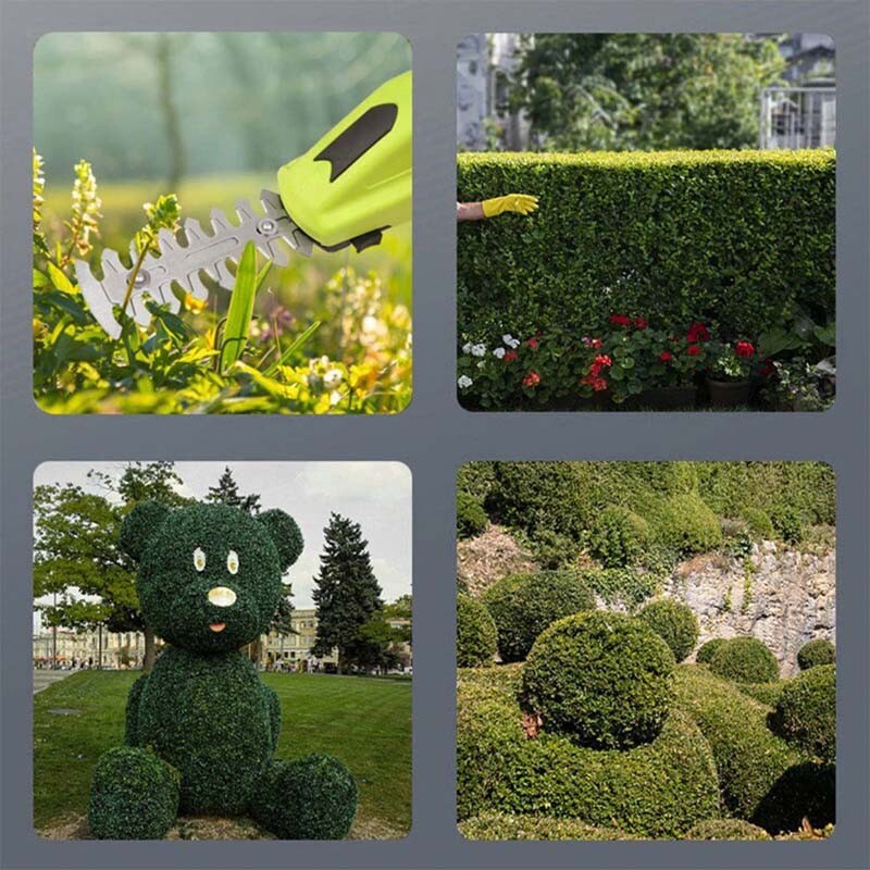 Cordless Grass Shear Shrubbery Trimmer 2-IN-1 Hedge Shears/Grass Cutters 2024 US