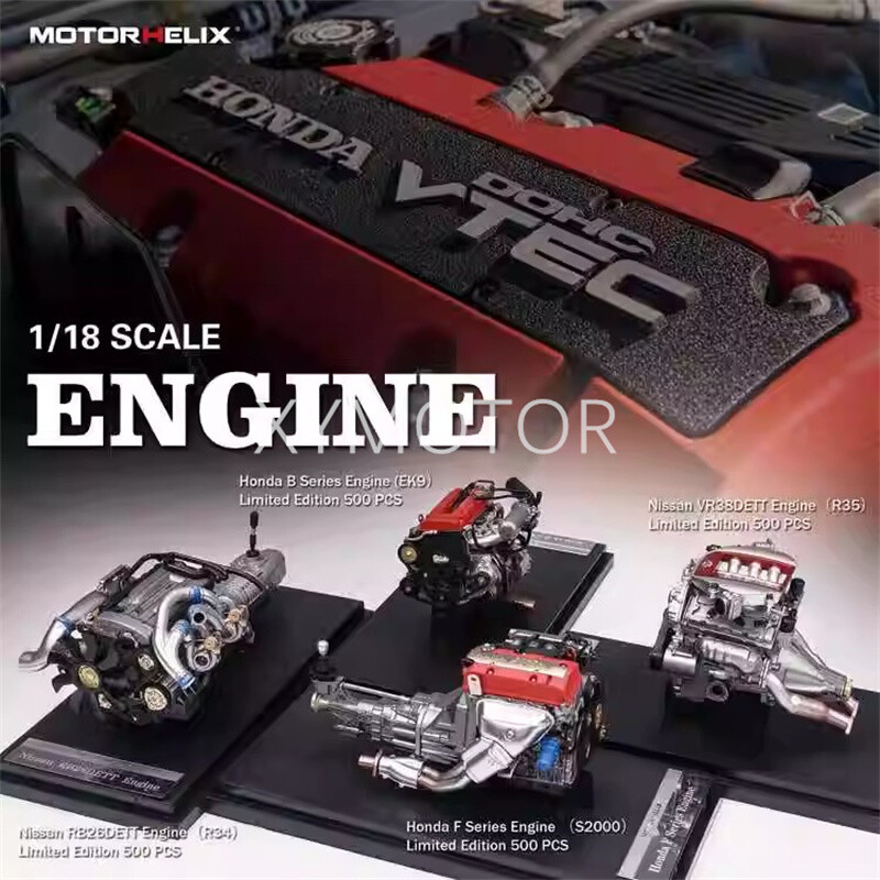 Motorhelix 1/18 Honda B series EK9 / F series S2000 engine