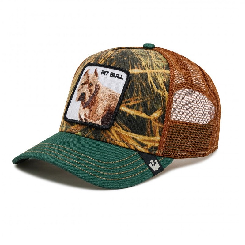 

Шапка Собака Goorin Bros Animal Hats Animals Pit Bull Pitbull Camouflage, Зеленый