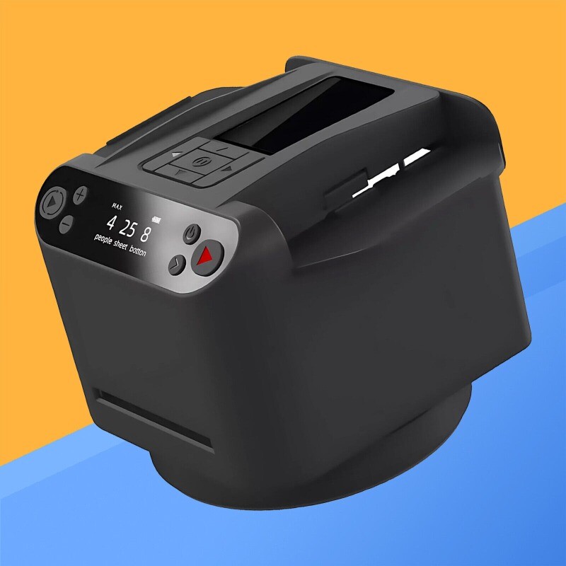 2-in-1 Automatic Card Shuffler & Dealer Machine 360° Rotating 2 Decks Card BLACK