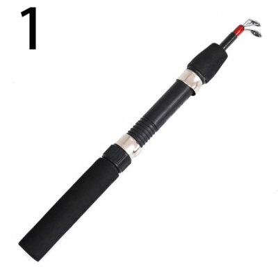 Ice Winter Fishing Rod Reel Kit Mini Telescopic Portable Rod for Ice Fishi_`h