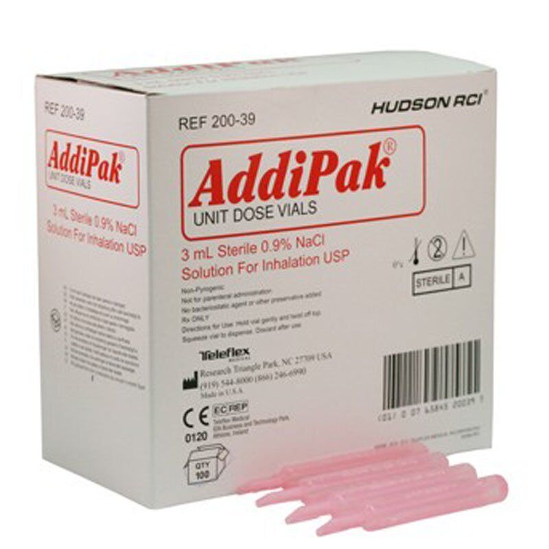 ADDIPAK Unit Dose Solutions - 3ml (100 ea/Box)