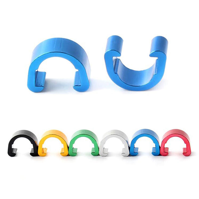 10pcs MTB Bicycle Bike C-Clips Buckle Brake Cable Line Guide Tubing Fixed Clamp