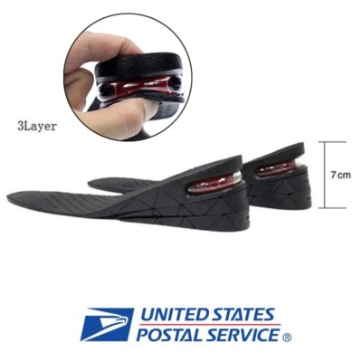 3 Layer Adjustable Height Shoe Increase Height Heel Lift Shoe Air Cushion Pad