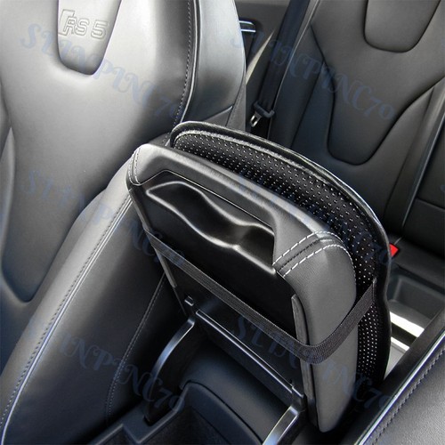 LINCOLN Carbon Fiber Car Center Console Armrest Cushion Mat Pad Cover UNIVERSAL