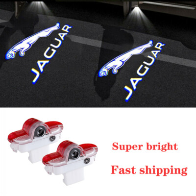 2 HD LED Door Projector Puddle Courtesy Ghost Lights For Jaguar XJ 2010-2019