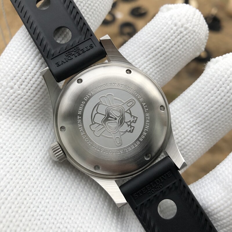 Pre-owned Steeldive Luxury Mens Sport Watches 30atm Waterproof Men Dive Automatic Watch
