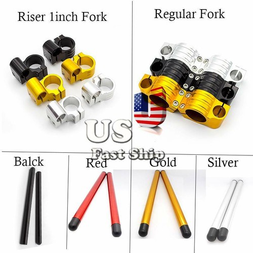 Regular/Riser CNC 31-55mm Fork Clip On Handlebar Tube Head M