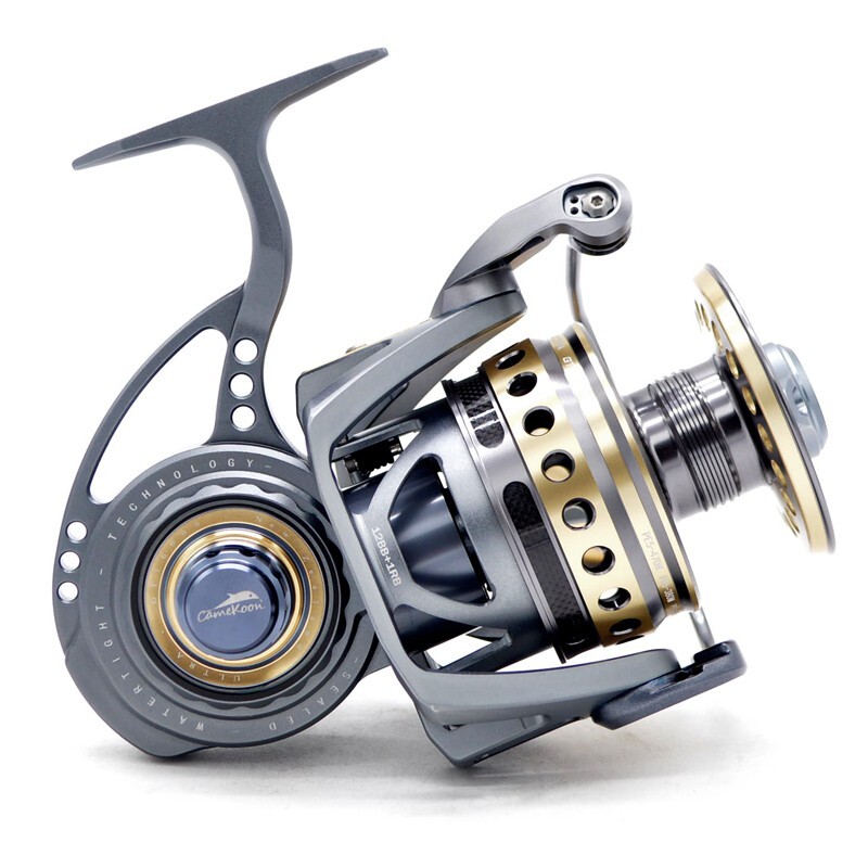 CAMEKOON Saltwater Jigging Large Spinning Reel for Tuna Bluefish Marlin Fishing