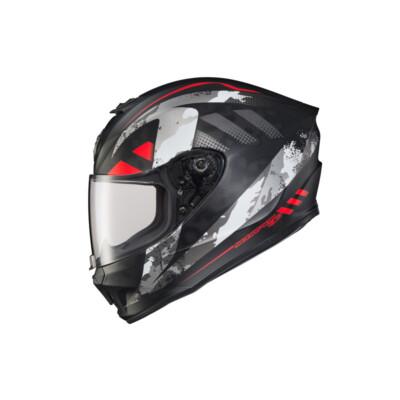 Scorpion EXO-R420 Motorcycle Helmet - Distiller - Neon Red