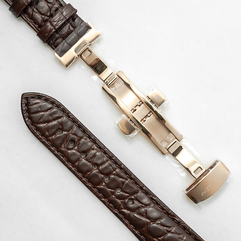 Pre-owned Sugess Tourbillon Blue Goldstone Dial Seagull St8230 Mechanical Watch Su8230strc