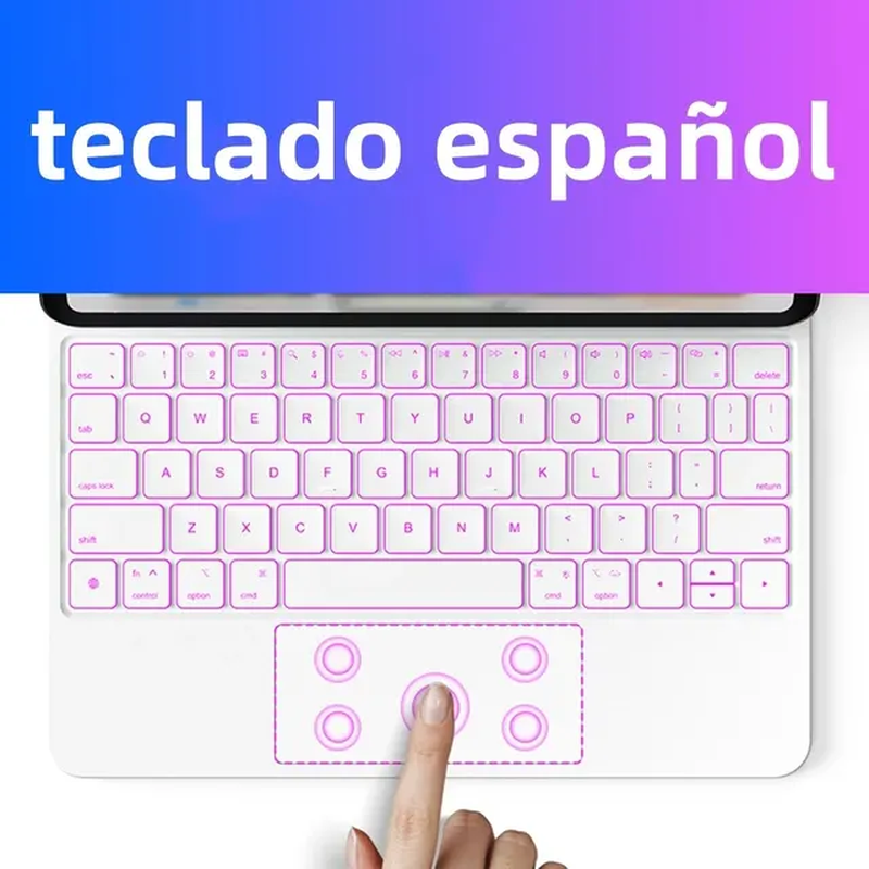 Magic Keyboard Case for Ipad Pro 11 12.9 12 9 Ipad Air 5 Air 4 10.9 Backlight LC