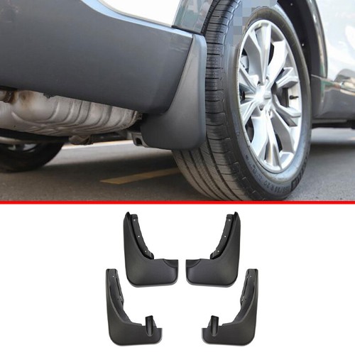 YHTAUTO 4-Piece Mud Flap Set For Ford Edge Sport 2017-2020 With Running Boards - Front & Rear Splash Guards