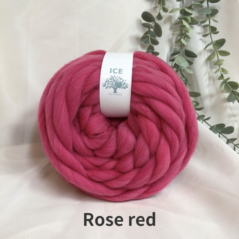 200g Thick Yarn Crochet Knitting Fluffy DIY Bag Hat Scarf Craft Sewing Material