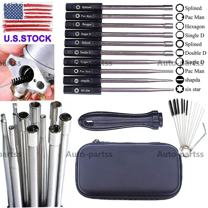 10x Carburetor Adjustment Tool Carb Adjust Kit for 2-Cycle Small Engines