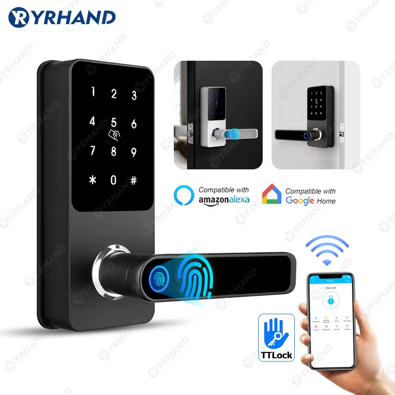 TTlock Bluetooth Waterproof Smart Lock WIFI security wireless Electronic Digital
