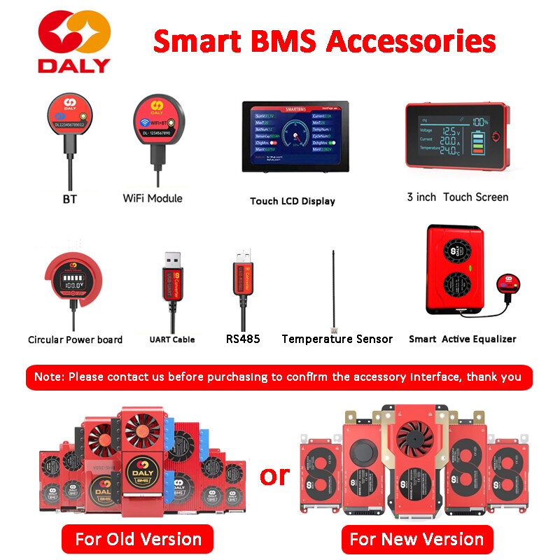 DALY Smart Active Balance BMS 200A 12V-24V 4S-8S Built-in