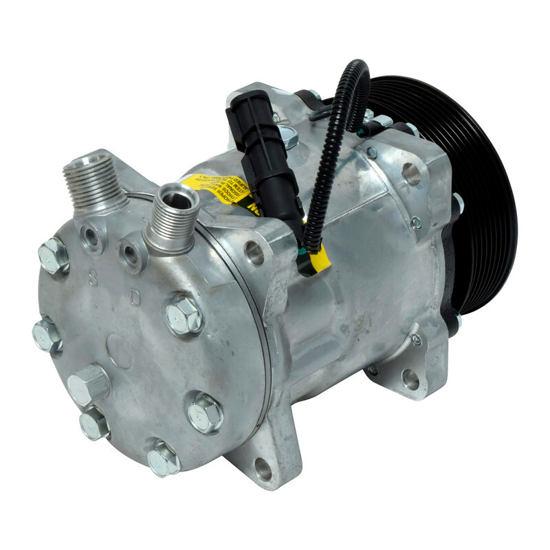 New A/C Compressor for SD7H15HD - 24V - 8 Groove - Picture 2 of 7