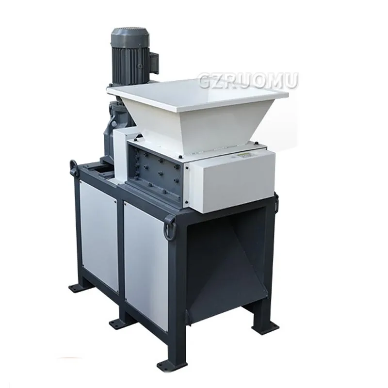 300-2500 Mesh Plastic Bottle Shredder - Mini Industrial Dual Axis Mute Crusher ≤
