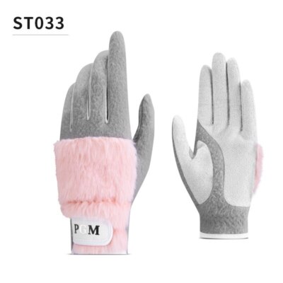 PGM 1 Pair Lady Thicken Warm Golf Gloves Women Right Left Hand Anti-slip Mitten