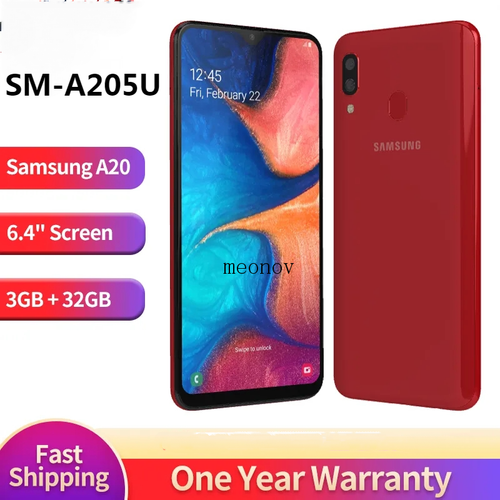 【新品！】Galaxy A20 RED 32GB (SIMフリー) SAMSUNG GALAXY A20 - 32GB - RED COLOUR (UNLOCKED ) (DUAL SIM