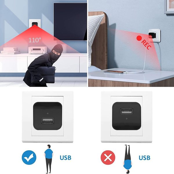 Mini Hidden Camera Home Security Nanny Cam Full HD 1080P DVR Night Vision Audio - Image 14