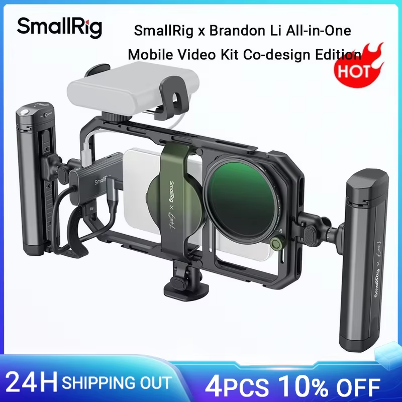 x Brandon Li All-in-One Mobile Video Kit Universal Quick Release Phone Video Rig