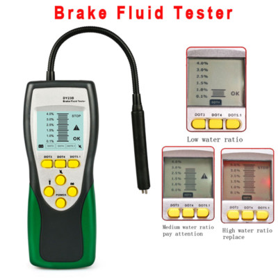 Car Brake Fluid Liquid Oil Tester Detection Goose Neck Detector DOT3 DOT4 DOT5.1