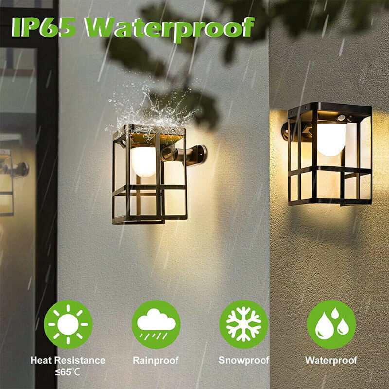Pathway Lantern Motion Sensor Led Bulb Outdoor Lamp Waterproof