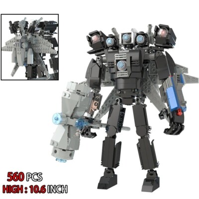 Skibidi Toilet Mega Man 560PCS Building Blocks Set