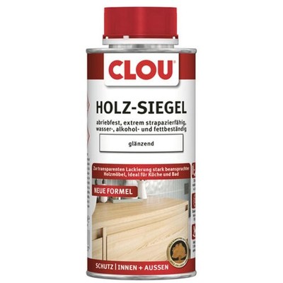 Clou Holz-Siegel EL Klarlack farblos 250 ml glänzend für Innen und Außen