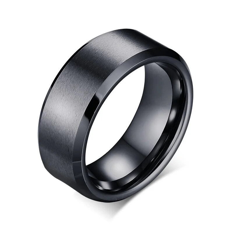 Tungsten Carbide Wedding Band Ring Brushed Silver Mens Jewelry Size 5-17 + Half