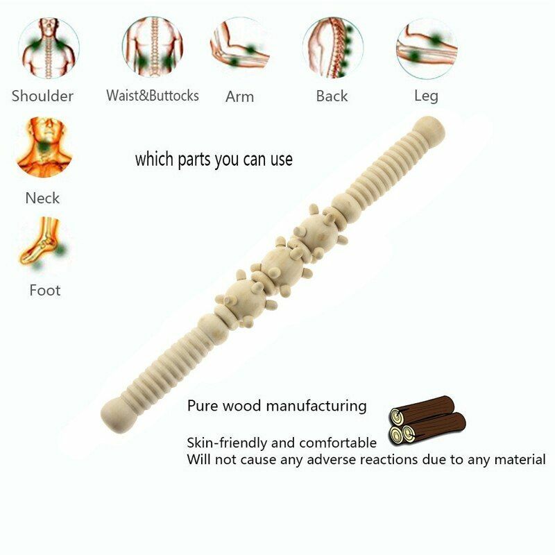 Massage Stick Body Shaper anti Cellulite Blaster Trigger Point Myofascial Balls