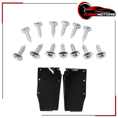 Fits 16-24 Chevy Camaro Ikon Style Rear Bumper Diffuser Gloss Black PP - 3PCS