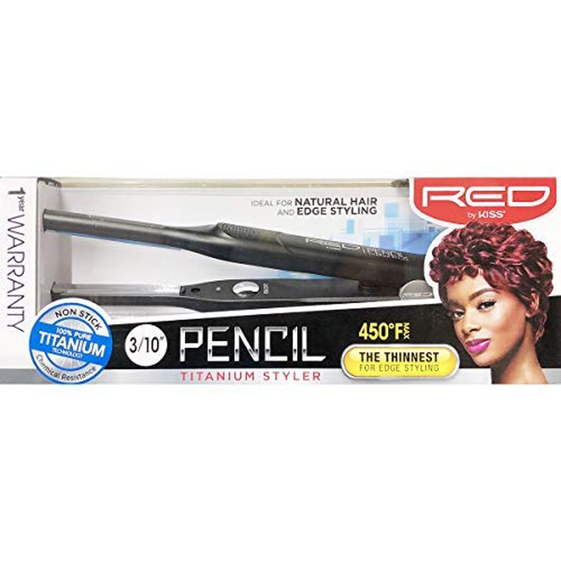 Titanium Hair Straightener 0.3 Inch Natural Hair Ed