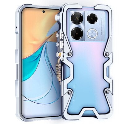 Luxury Metal Aluminum bumper Shockproof case For Infinix Note 40 30 Pro + 30 VIP