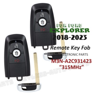 M3N-A2C931423 for Ford Explorer 2018-2023 Keyless Smart Remote Key Fob 164-R8163