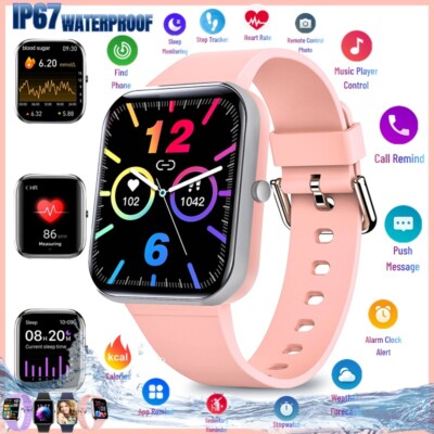 Smart Watch For Men/Women, Waterproof Smartwatch Bluetooth For iPhone Samsung