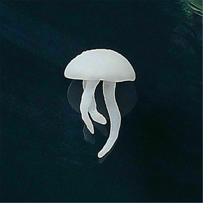 3X Mini White Jellyfish Model DIY Jewelry Making Materials Resin Craft Supplies