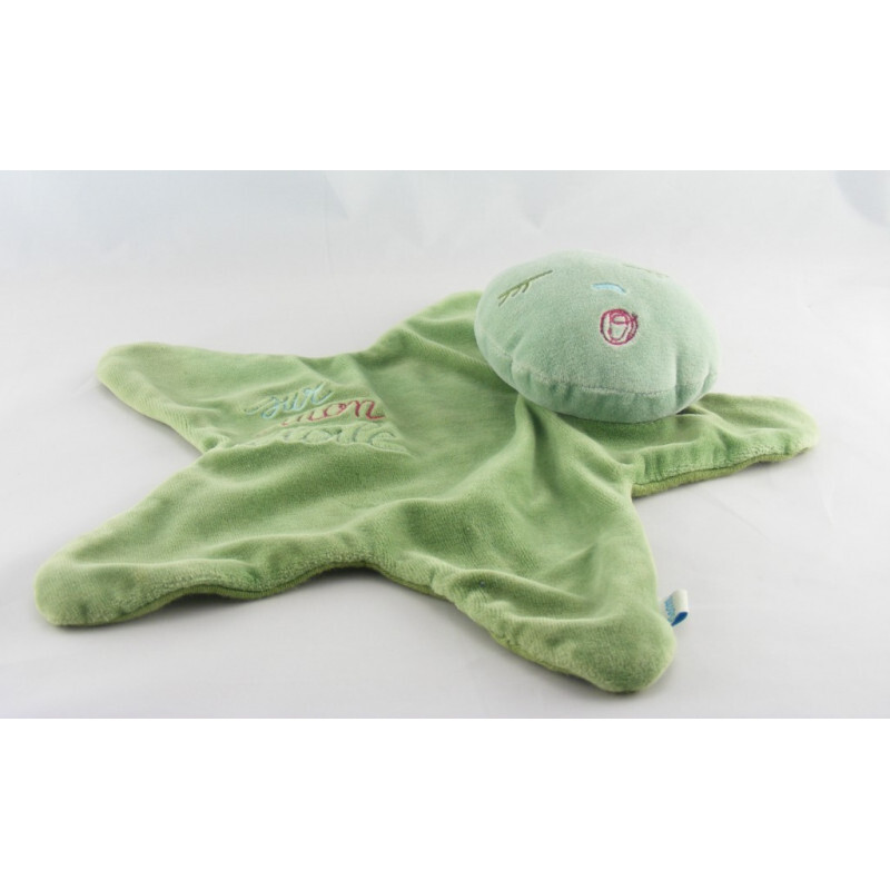 Doudou Plat Vert Sur Mon Ã©Toile Dpam - 10285