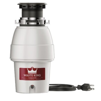 NEW WASTE KING L-2600 1/2 HP LEGEND VORTEX 2600 RPM KITCHEN GARBAGE DISPOSAL 