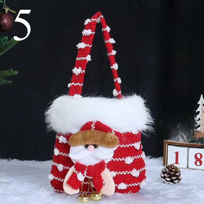 1x Süß Weihnachten Geschenktüten Candy Tasche Handgehalten Party Dekor Leere